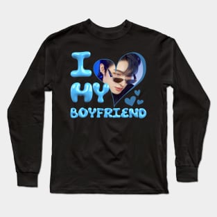 Kpop ATEEZ Mingi I Love My Boyfriend Long Sleeve T-Shirt